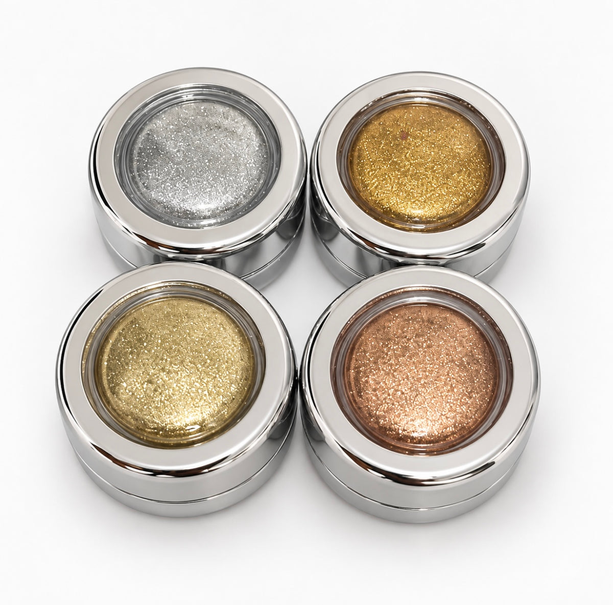 Metallic Mirror Chrome Powder (Mini Set – 4 Colors)