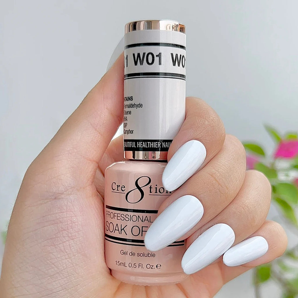 Gel - French Collection 0.5oz - W01 Cool White