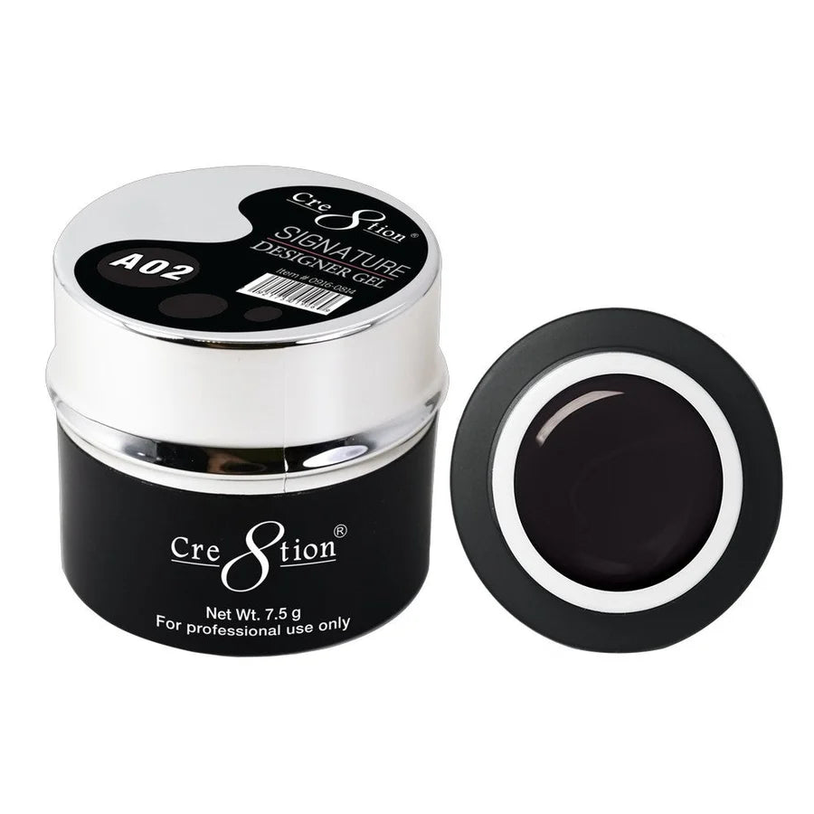 Signature Designer Gel 7.5 g - 0.26oz A02 Black